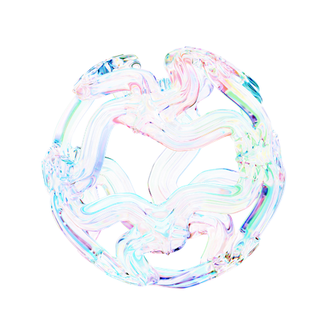 Abstract Circle  3D Icon
