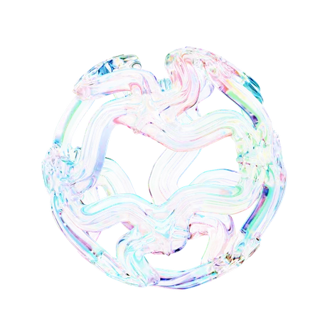 Abstract Circle  3D Icon