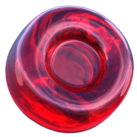 Abstract Circle  3D Icon