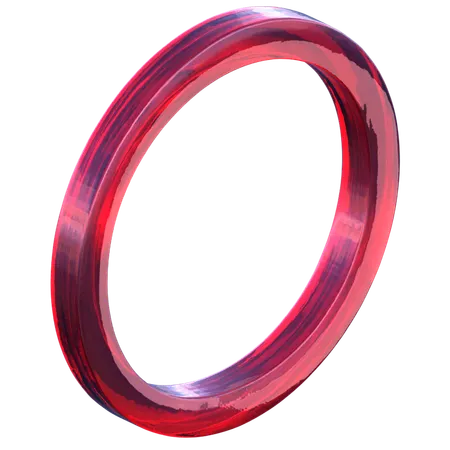 Abstract Circle  3D Icon