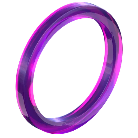 Abstract Circle  3D Icon