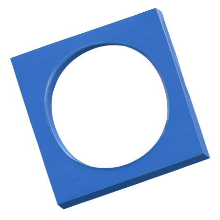 Abstract Circle  3D Icon