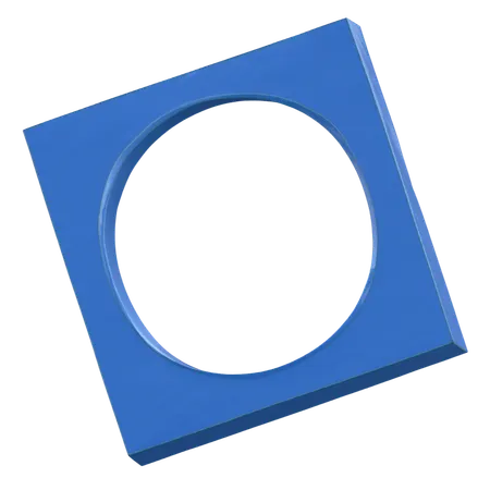Abstract Circle  3D Icon