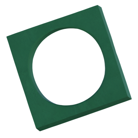 Abstract Circle  3D Icon