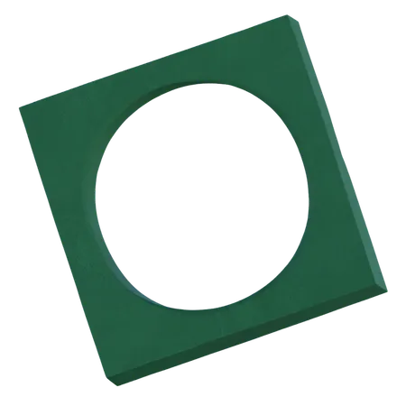 Abstract Circle  3D Icon