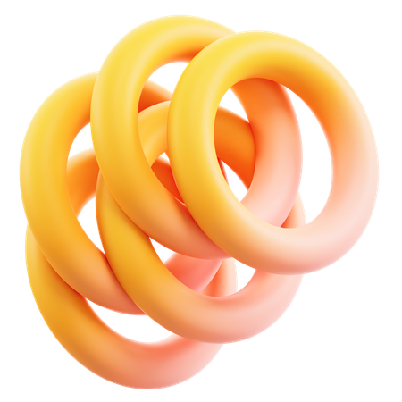 Abstract Circle  3D Icon