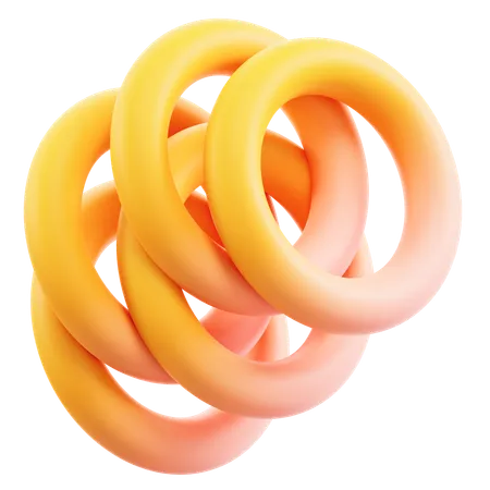 Abstract Circle  3D Icon