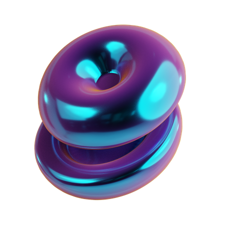 Abstract Circle  3D Icon