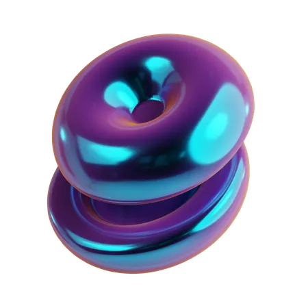 Abstract Circle  3D Icon