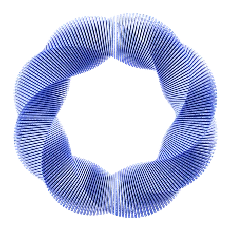 Abstract Circular Box  3D Icon