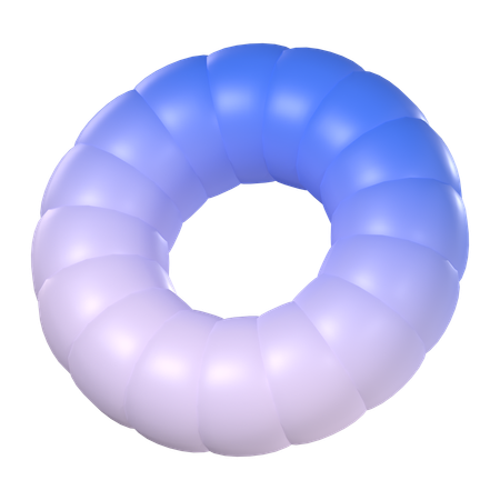 Abstract Circular Gradient  3D Icon