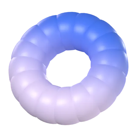 Abstract Circular Gradient  3D Icon