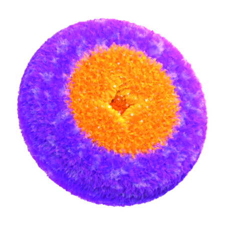 추상적인 원형 패턴  3D Icon