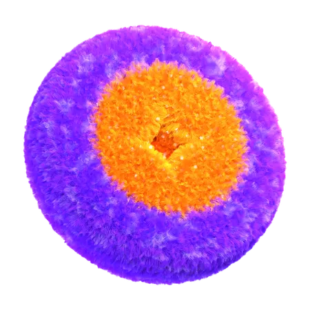 추상적인 원형 패턴  3D Icon