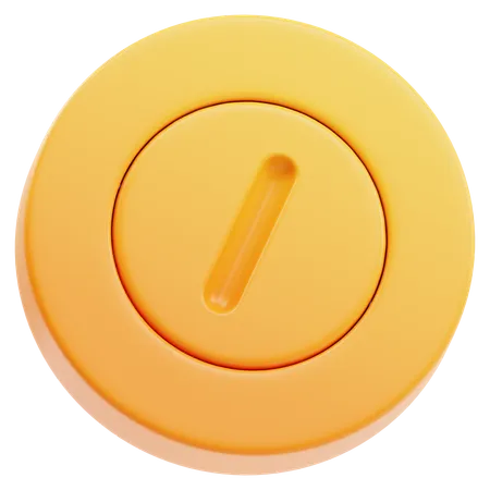 Abstract Coin  3D Icon