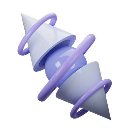 Abstract Cone  3D Icon