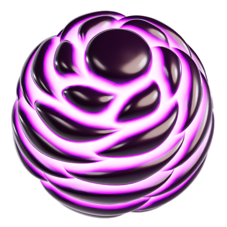 Abstract Cosmic Sphere  3D Icon