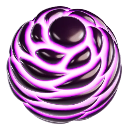 Abstract Cosmic Sphere  3D Icon