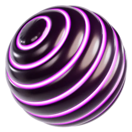 Abstract Cosmic Sphere  3D Icon