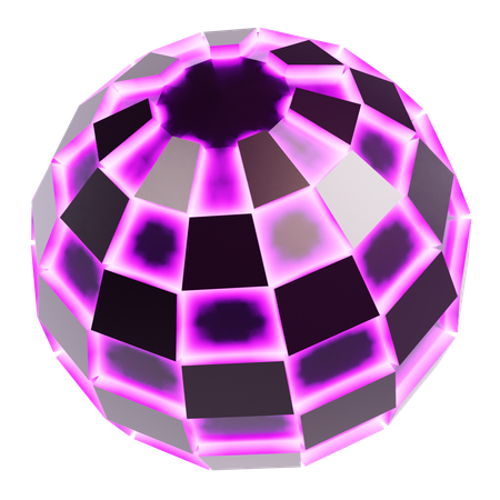 Abstract Cosmic Sphere  3D Icon