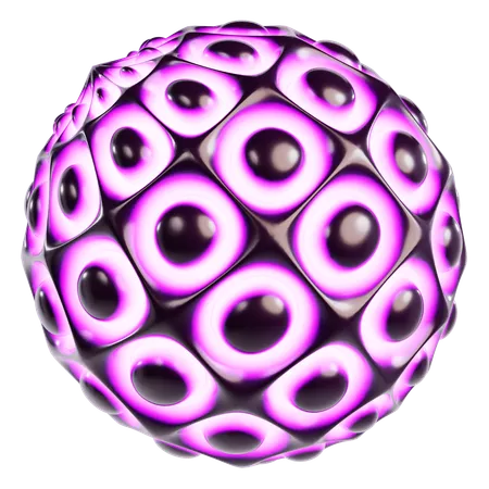 Abstract Cosmic Sphere  3D Icon