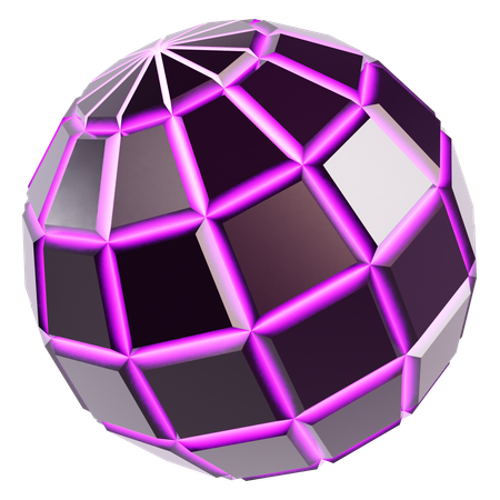 Abstract Cosmic Sphere  3D Icon