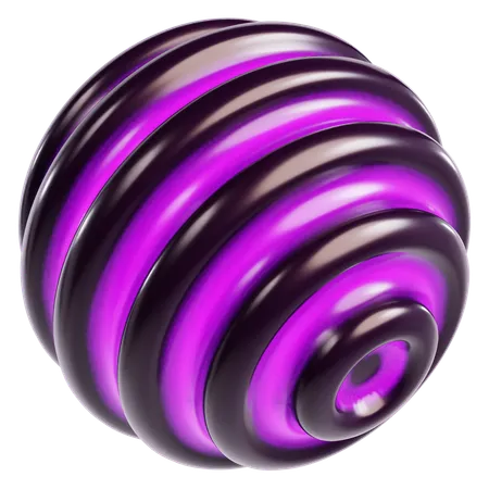 Abstract Cosmic Sphere  3D Icon