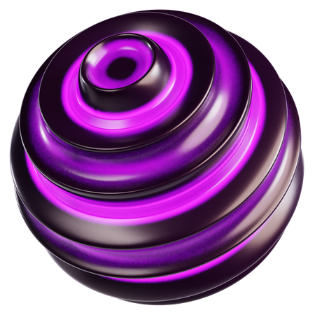 Abstract Cosmic Sphere  3D Icon