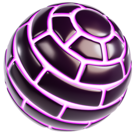 Abstract Cosmic Sphere  3D Icon