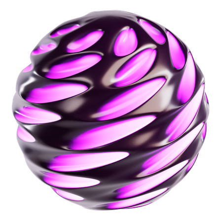 Abstract Cosmic Sphere  3D Icon