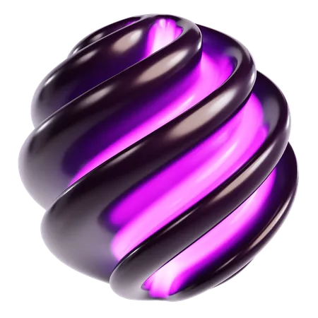 Abstract Cosmic Sphere  3D Icon