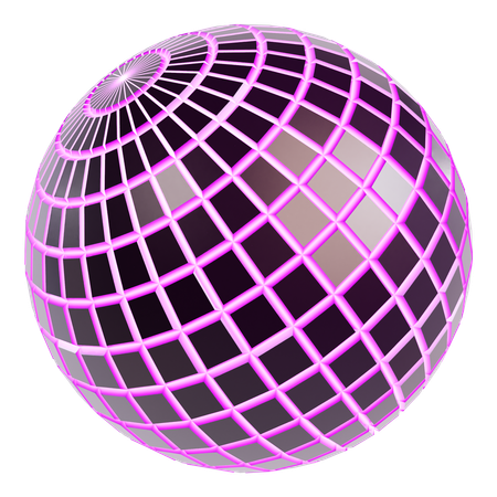 Abstract Cosmic Sphere  3D Icon