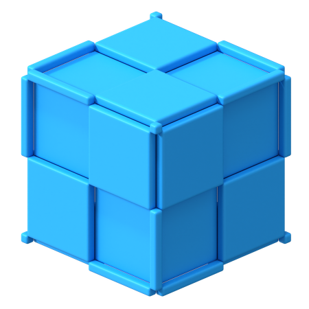 Abstract Cube  3D Icon