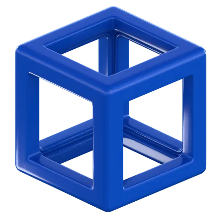 Abstract Cube  3D Icon