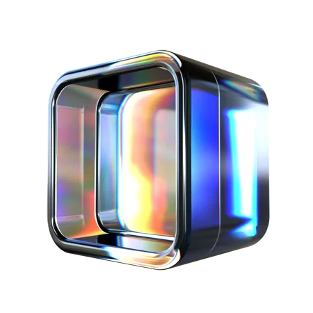 Abstract Cube  3D Icon