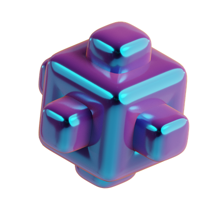 Abstract Cube  3D Icon