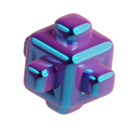 Abstract Cube  3D Icon