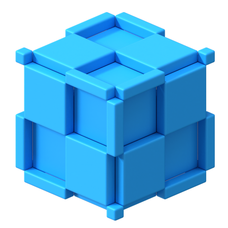 Abstract Cube  3D Icon