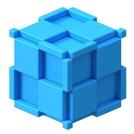 Abstract Cube  3D Icon