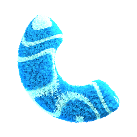 Abstract Curved Shape  3D Icon
