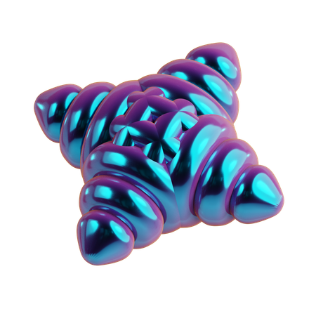 Abstract Cylinder  3D Icon