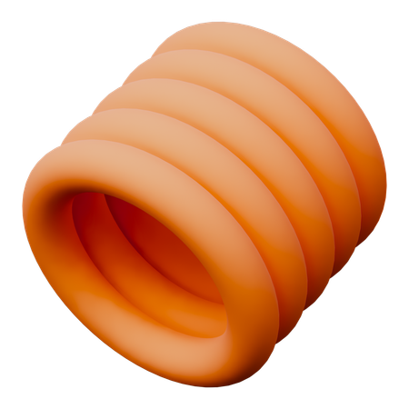 Abstract Cylinder  3D Icon