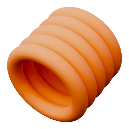Abstract Cylinder  3D Icon