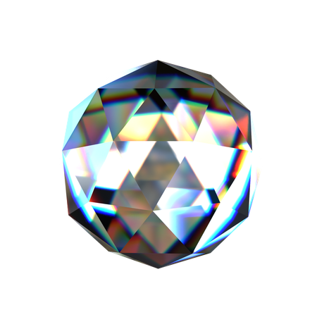 Abstract Diamond  3D Icon