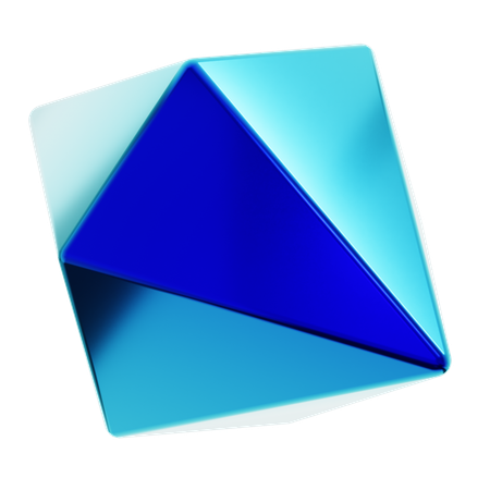 Abstract Diamond  3D Icon