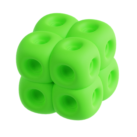 Abstract Dice Hole  3D Icon