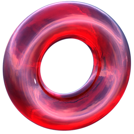 Abstract Donut Shape  3D Icon