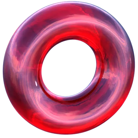 Abstract Donut Shape  3D Icon