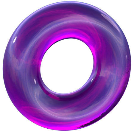 Abstract Donut Shape  3D Icon