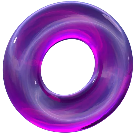 Abstract Donut Shape  3D Icon